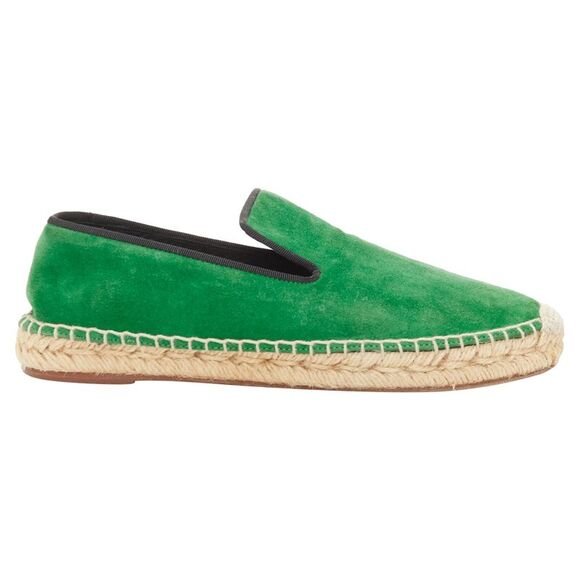 CELINE Shoes - Celine Phoebe Philo Suede Grosgrain Jute Espadrilles